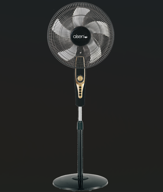 Aisen Stand Fan Premium 75W Black&Gold 16" (ANSF40A76)