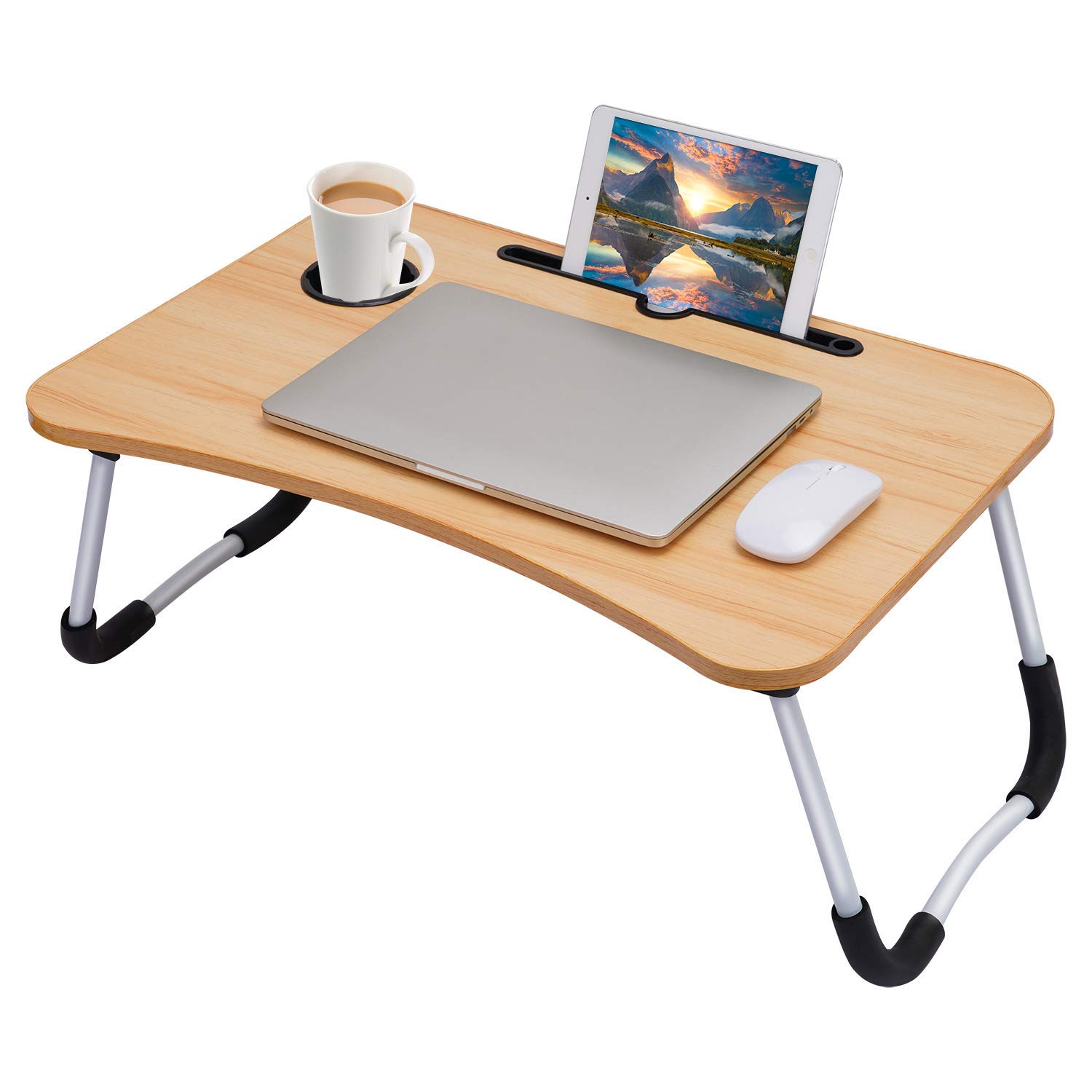 Folding Laptop Table - Portable Desk for Room, Office, or Student Use. Special Offer on Modern Design, Ideal for Bedroom or Office