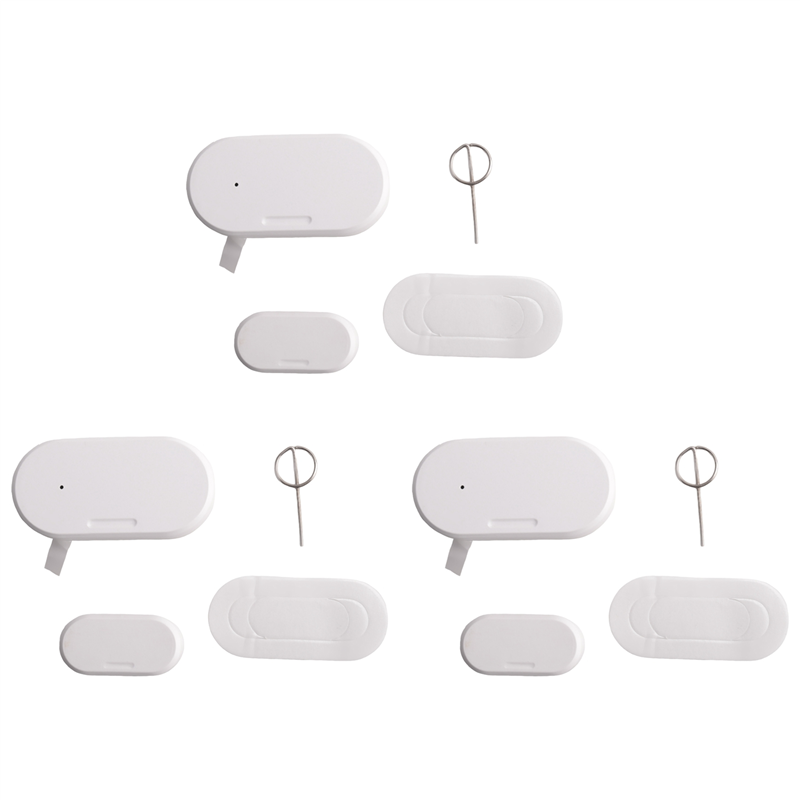 ARELENE Tuya Zigbee 3.0 Smart Contact Detectors Security Gate Door Window Sensor Transducer Smart Life Home(3PCS)