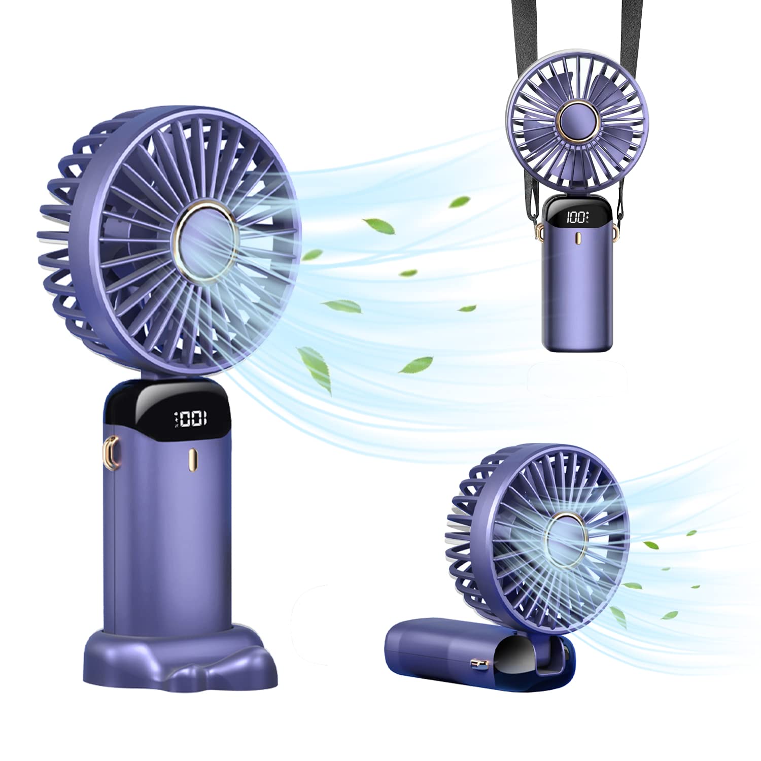 Digital Electronic Mini Fan X5 Led Digital Display Fan