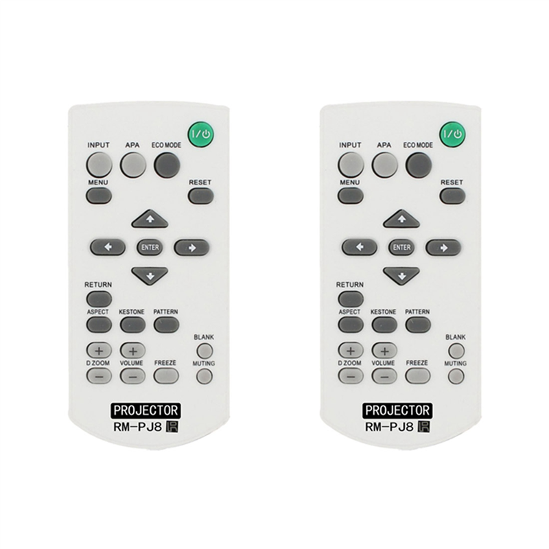 2X Wireless Switch Projector Remote Control Replacement (-PJ8)