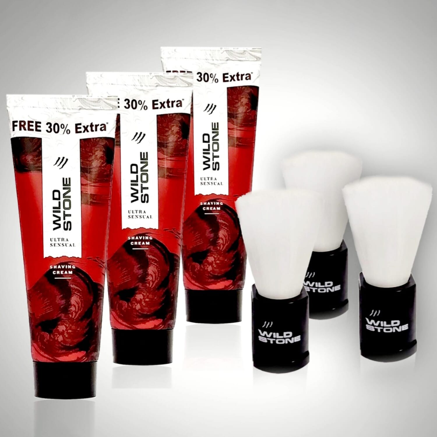 Wild Stone Shaving Cream 78 gm and Shaving Brush Combo (Pack of 2)