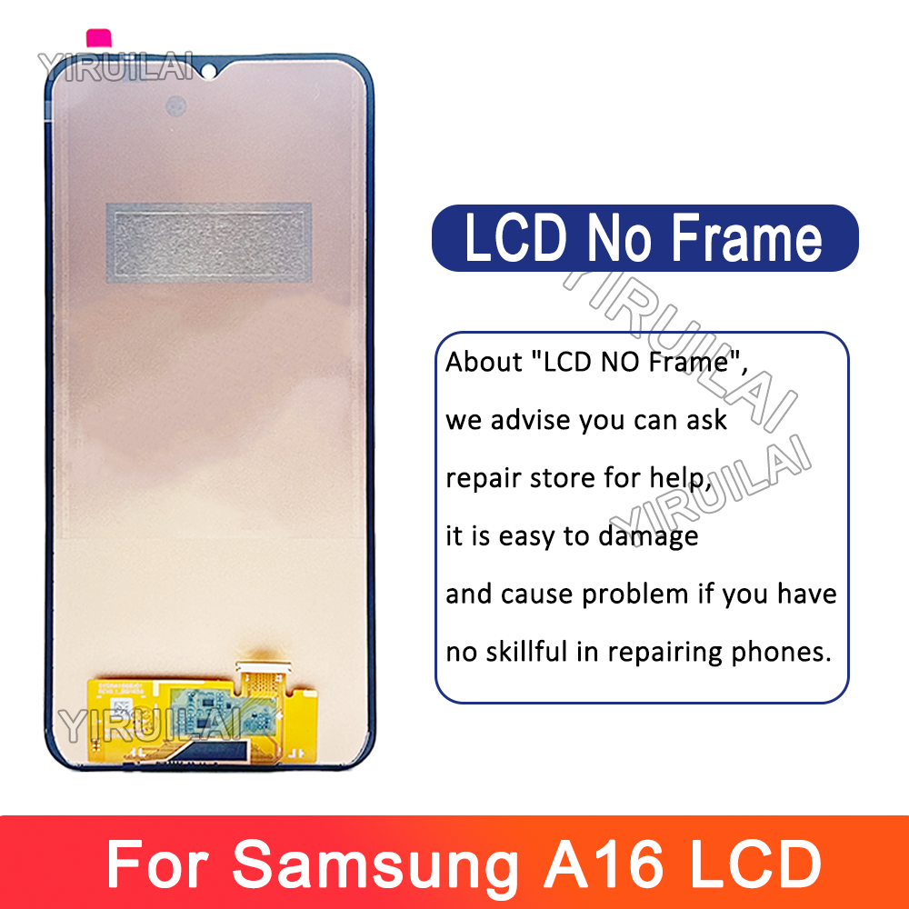HOT A16 5G LCD SM-A166B Display Touch Screen Digitizer for Samsung A16 4G SM-A165F Replacement Parts - Mobile Phone Screen Repair