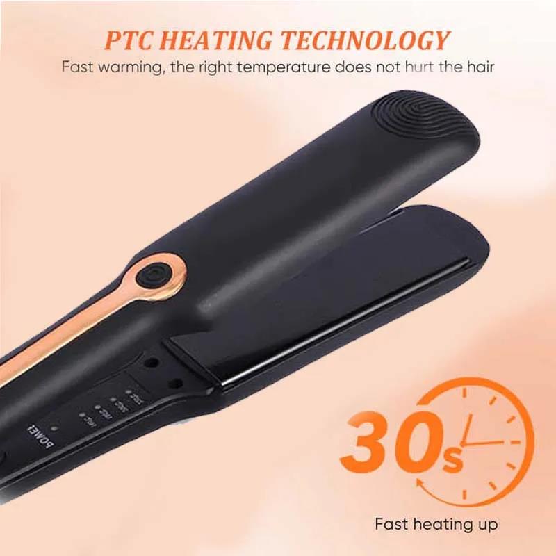 New style The temperature of the sub-wide plate can be offset by the ceramic flat iron negative off the Tinsol Hair Straightener Professional Straightener