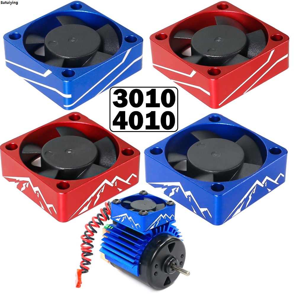 Sutuiying 30mm/40mm Rc Model Car 550 540 3650 3660 Mini Brushless Motor Electrically Bargain price Regulated High-speed Esc Cooling Fan 5v-7v 3010/4010