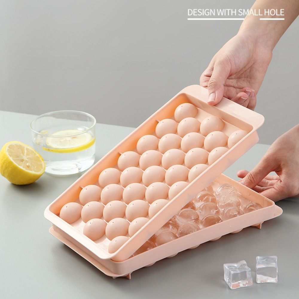 Reusable Plastic Kitchen Tools DIY Moulds with Lid Ice Cube Mold Ice Cube Tray