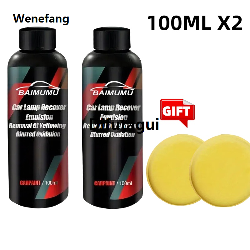 Difutagui Car headlight renovation kit all-in-one polishing solution that 2025 effectively removes scratches and maintains clear lenses