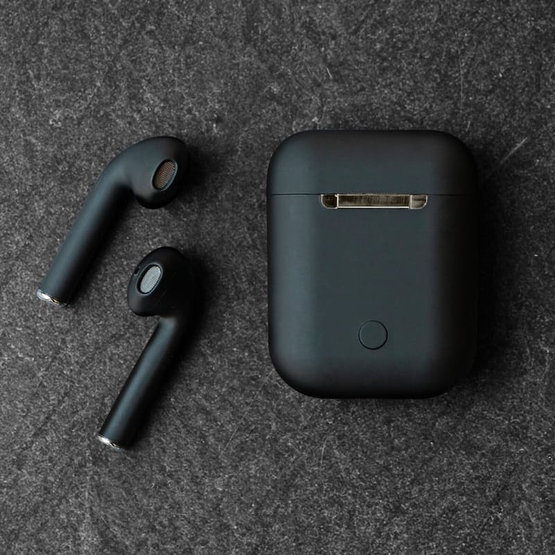 Bizzy TWS I12 Airpods (True Wireless Stereo) Bluetooth With Super Sound High Quality Touch Sensors True Stereo Headphones with Mic. Bluetooth Wireless Earbuds + Sport Headset for All Devices.
