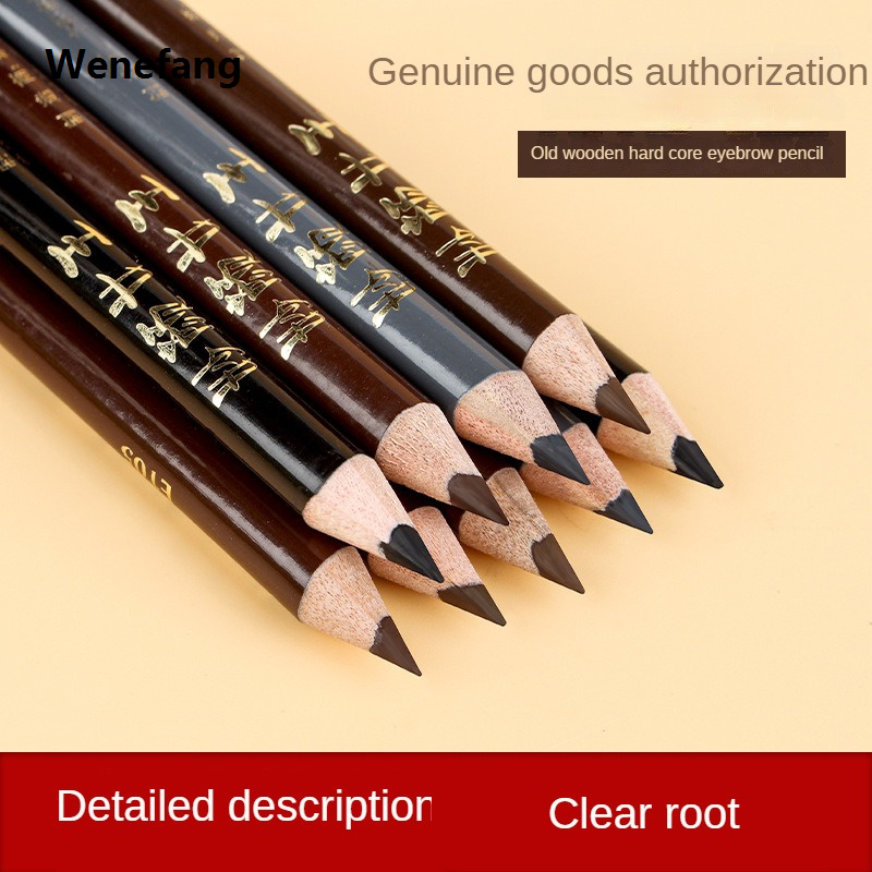 Wenefang Smooth Sweatproof Not Easy To Smudge Ultra-fine Eyebrow Pencil Exquisite Waterproof Eyebrow Pencil Water Proof Nature Lasting