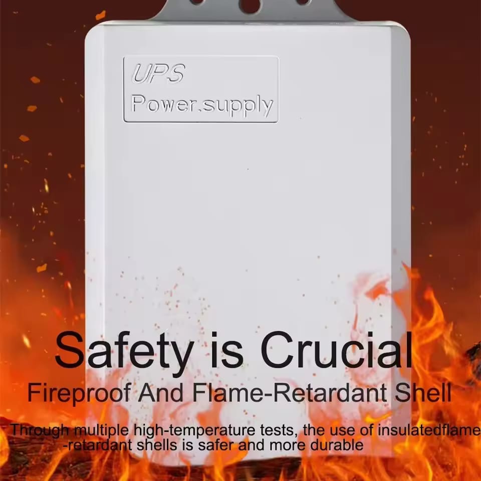 UPS Power Supply,12V 2A Mini UPS Battery, ADL,Wifi Router,CCTV Camera,Switch Emergency Battery,Power Outage Emergency Battery,Outdoor Waterproof CCTV Camera Battery (5400 mah)