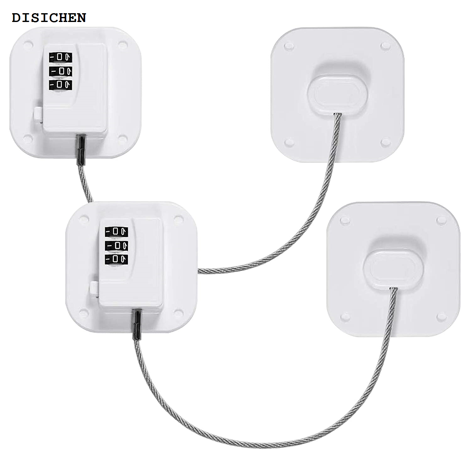 DISICHEN Special 1PCS Baby Safety Refrigerator Lock With Keys or Coded Lock Infant Security Cabinet Locks Sliding Closet Door Locks