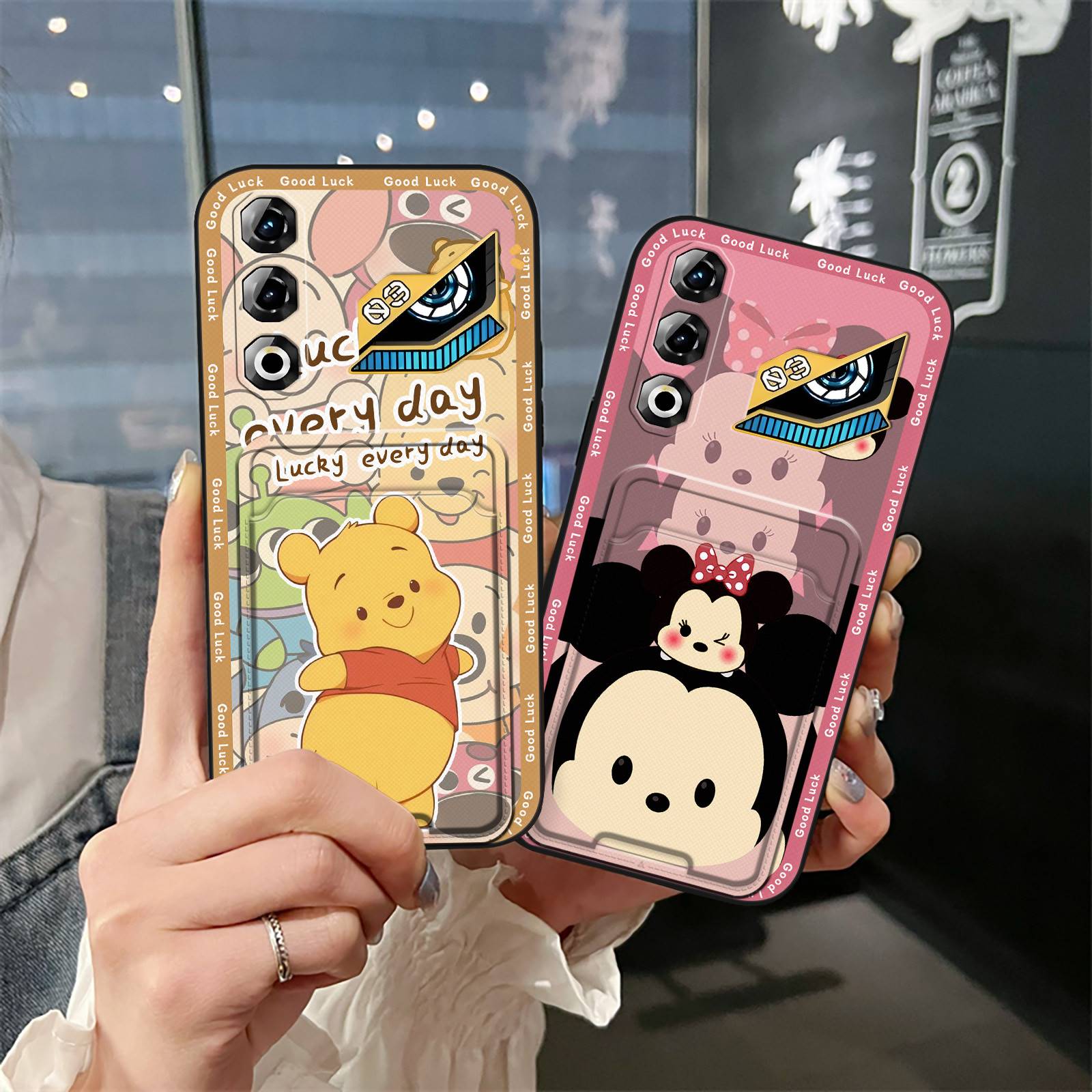 Anti-knock Dirt-resistant Phone Case For ZTE Nubia Neo3 GT 5G Card bag Graffiti Full wrap Fashion Design Cartoon Durable