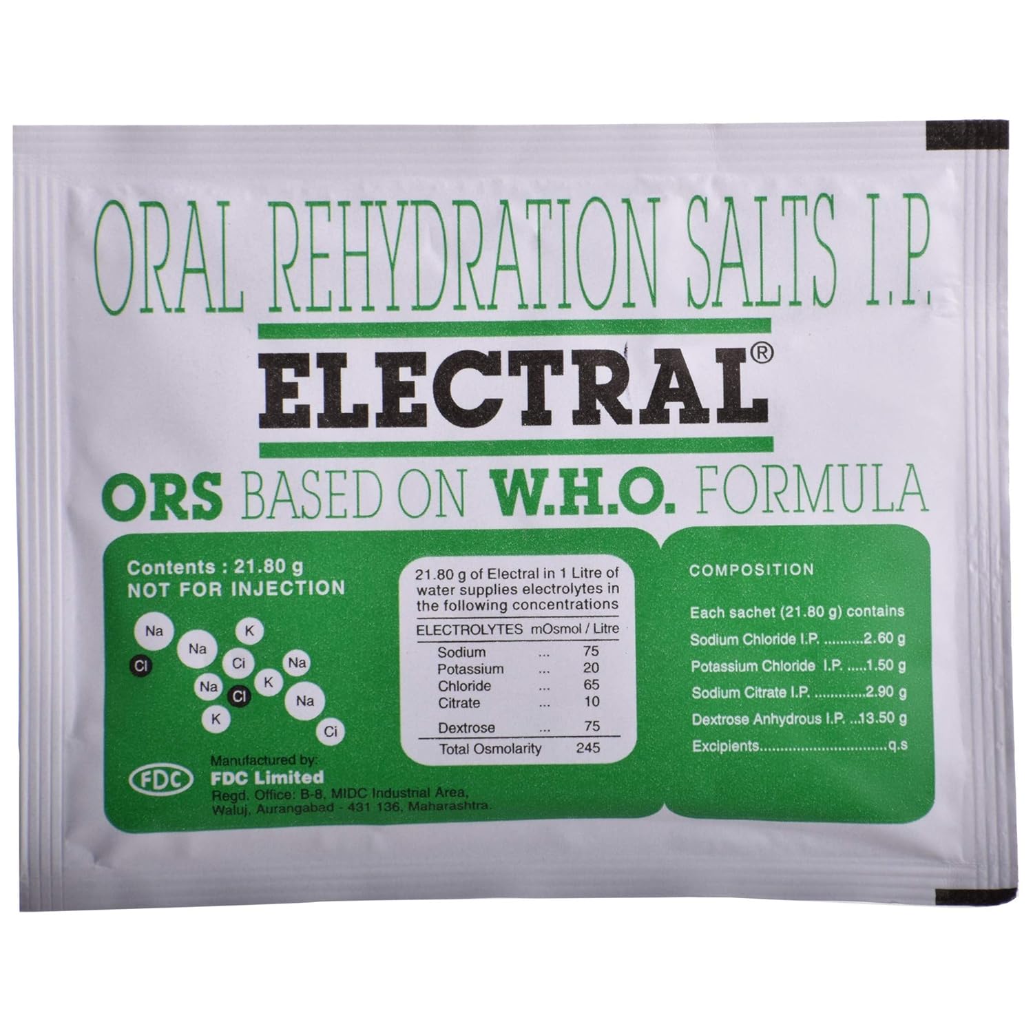 Electral Powder 21.8 gm | Unfloavred | ORS Drink | Sugar Free ORS Powder | Fat Fuel Powered for Sustained Energy | Keto Electral