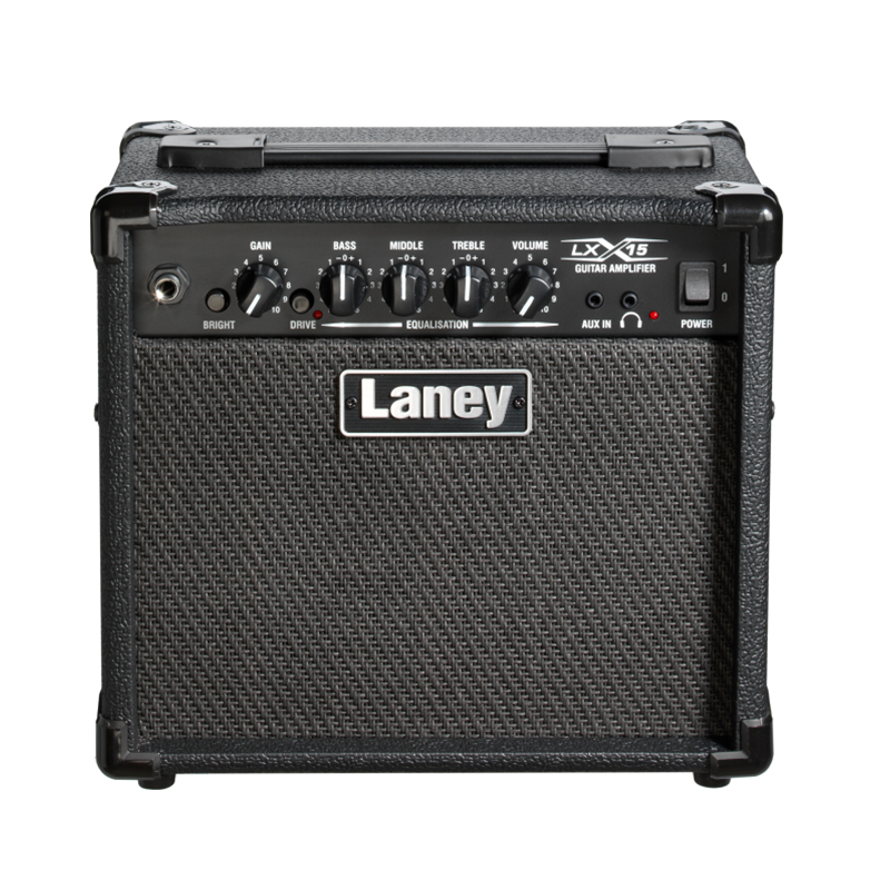 Laney LX15 Guitar Combo Amp - 15W, 2 x 5 inch woofers - Black