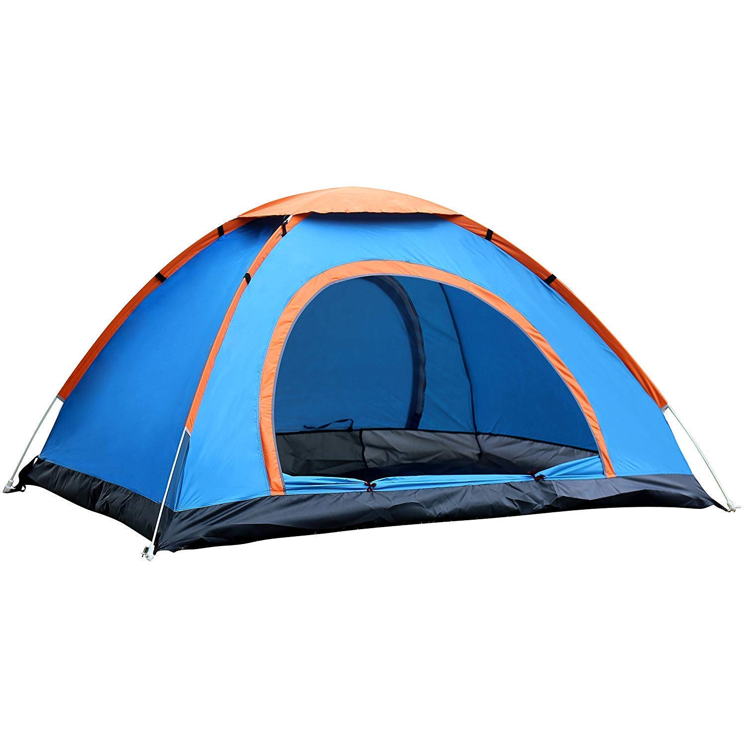 Portable Polyester Tent for Picnic Camping (4 Person, Multicolor)