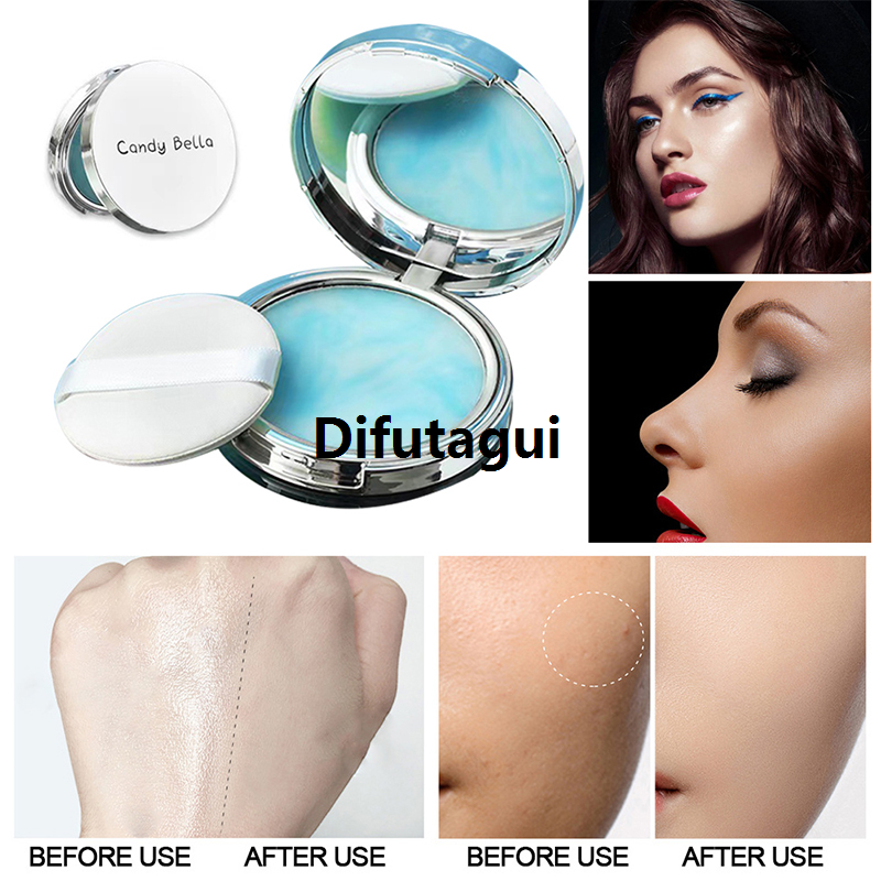 Difutagui New specials Lavender Setting Powder Long-Lasting Oil Control Waterproof Luxury Concealer Women Portable Matte Compact Face Loose Powder Makeup