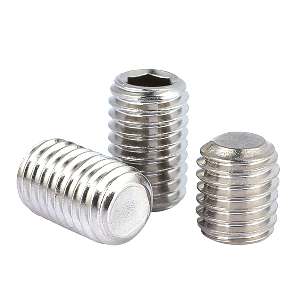 New Fully Threaded Stainless Steel Countersunk Bolt Allen Screws DIN916 Flat Hex