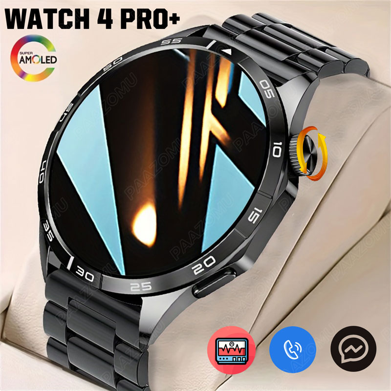 HOT 2024 New For Huawei Smart Watch Men Watch 4 Pro+ 1.50 Inch HD Screen Bluetooth Call Health Monitoring Smartwatch New Watch GT4