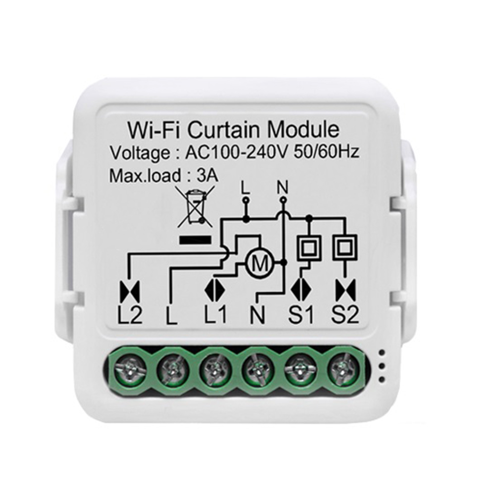 LiwoKit Tuya Wifi Smart Touch Curtain Switch Blind Switch for Electric Window Motor Support Alexa Home Alice