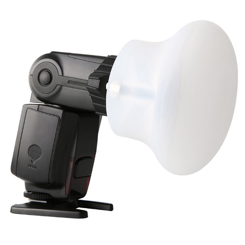 1Pc Silicone Soft Light Shade Rubber Mod Sphere Modular Flash Accessories for Nikon Yongnuo Camera Speedlite Mod Fengshi Bles Online DZ-10A-26