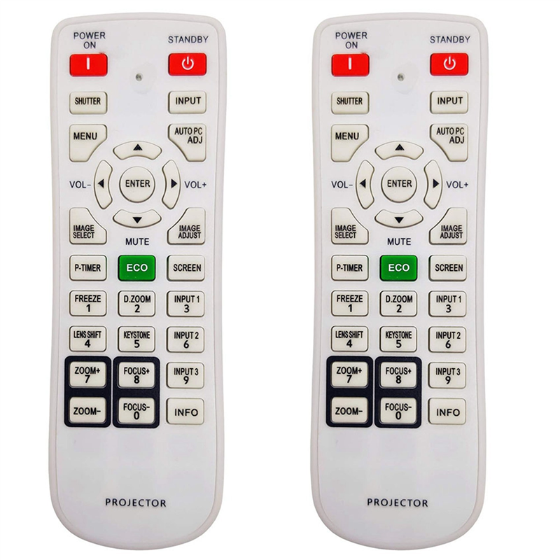 ARELENE 2X Replace Remote Control N2QAYA000039 for Projector PT-EX12K EX16K EX500U EW530 EW630 EZ570U