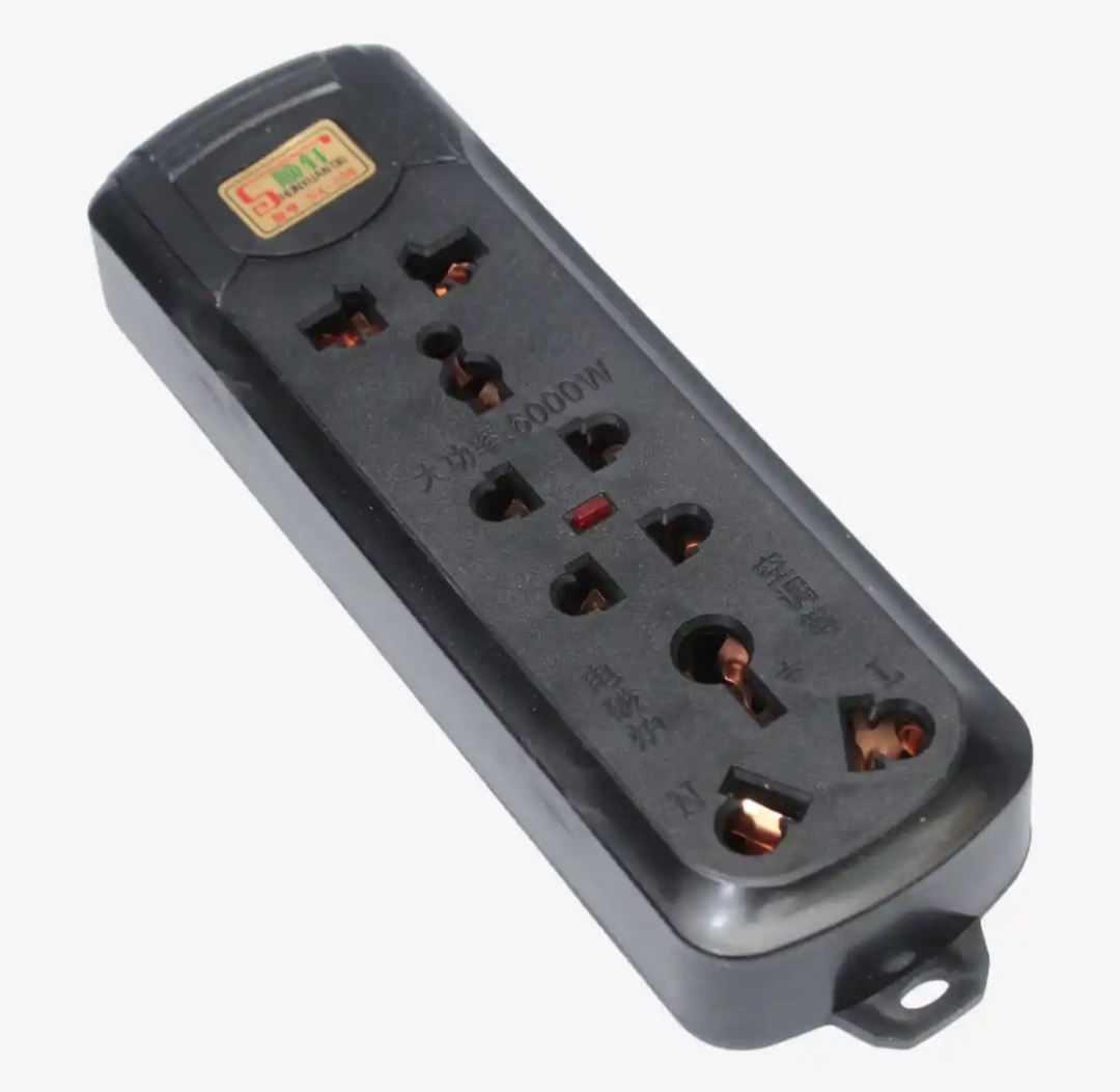 Wireless Multiplug 4 Port 6000w | Heavy Duty 4 Port Durable Material Body 2000W Capacity Extention Cord