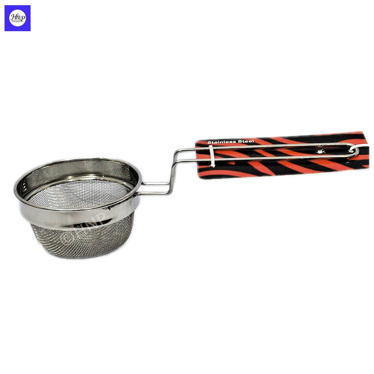DeviDayal Stainless Steel Deep Oil Fryer Strainer Small 12 CM With Stainless Steel Handle