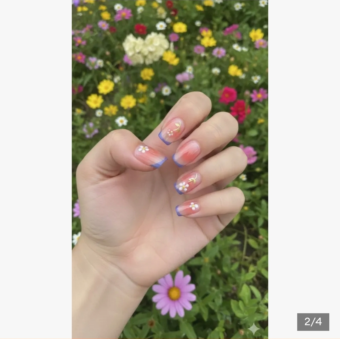 24 Piecs Elegant Peach Blush French Manicure with Rose Gold Accents - Sophisticated Nude Nail Art for Weddings, Bridal Glamour, Special Occasions & Everyday Luxury