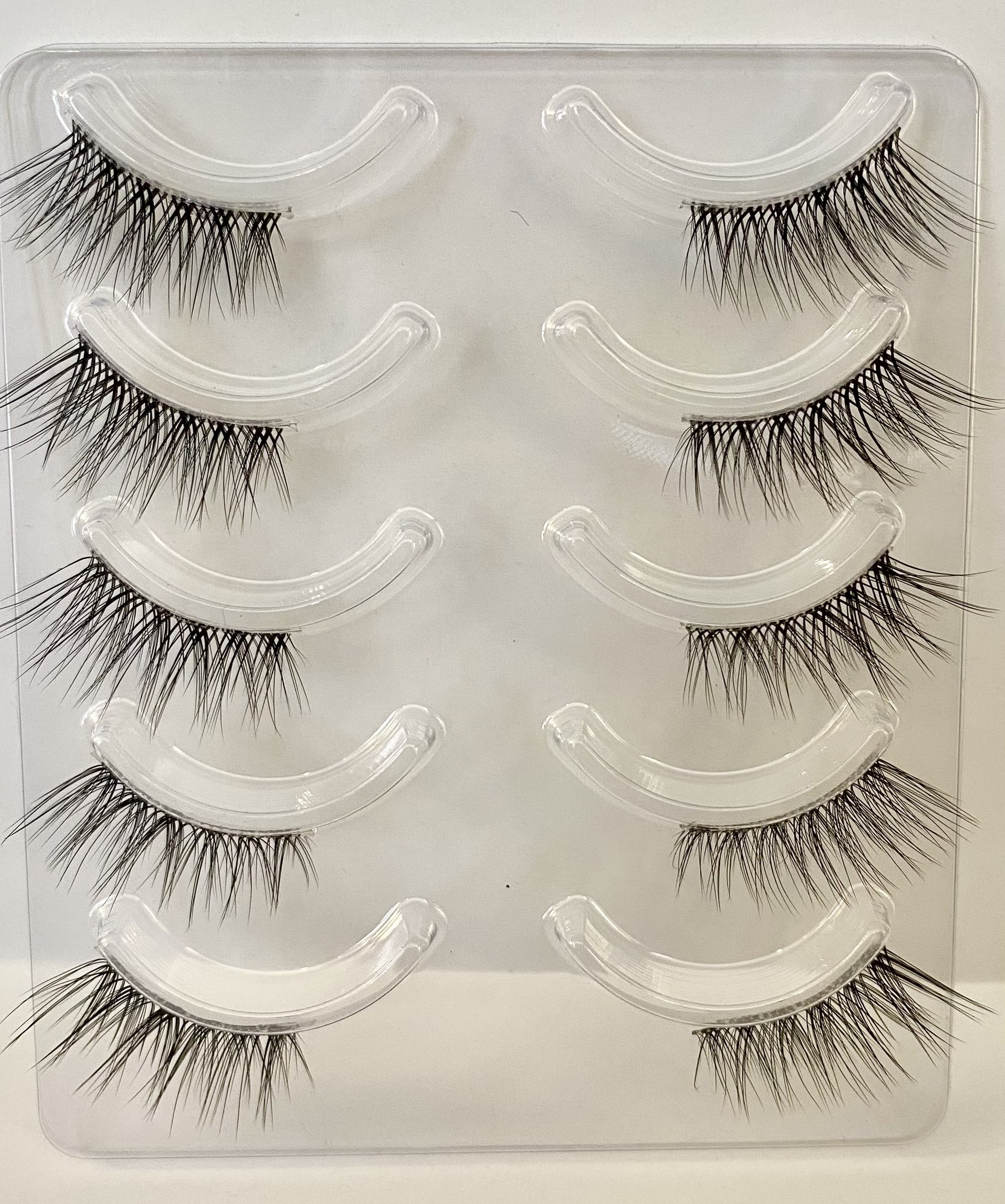 5 pairs Mink Handmade Half Eyelashs