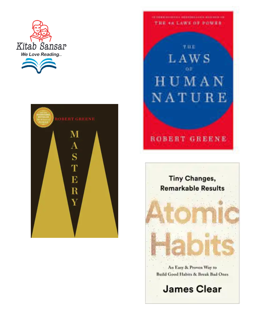 Mastery +The Laws Of Human Nature + Atomic Habit