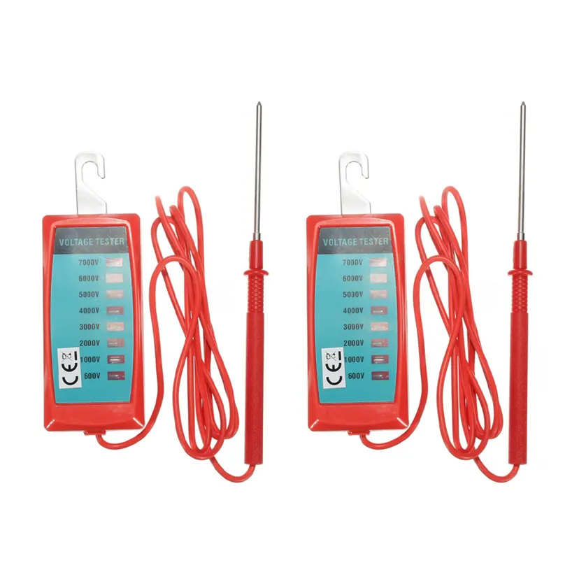 fasdaga 2X Electric Fence Voltage Tester for Farm Garden Solar Fence Fault