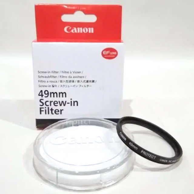 Canon 49mm Uv Lens Filter for Canon 50mm F1.8 Stm Lens (Made in Japan)