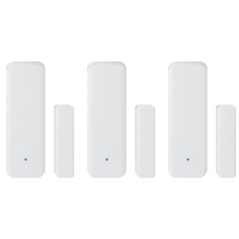 3X TUYA Zigbee 3.0 Smart Window Door Sensor ZigBee 3.0 Wireless Connection Multifunction for Smart Hub