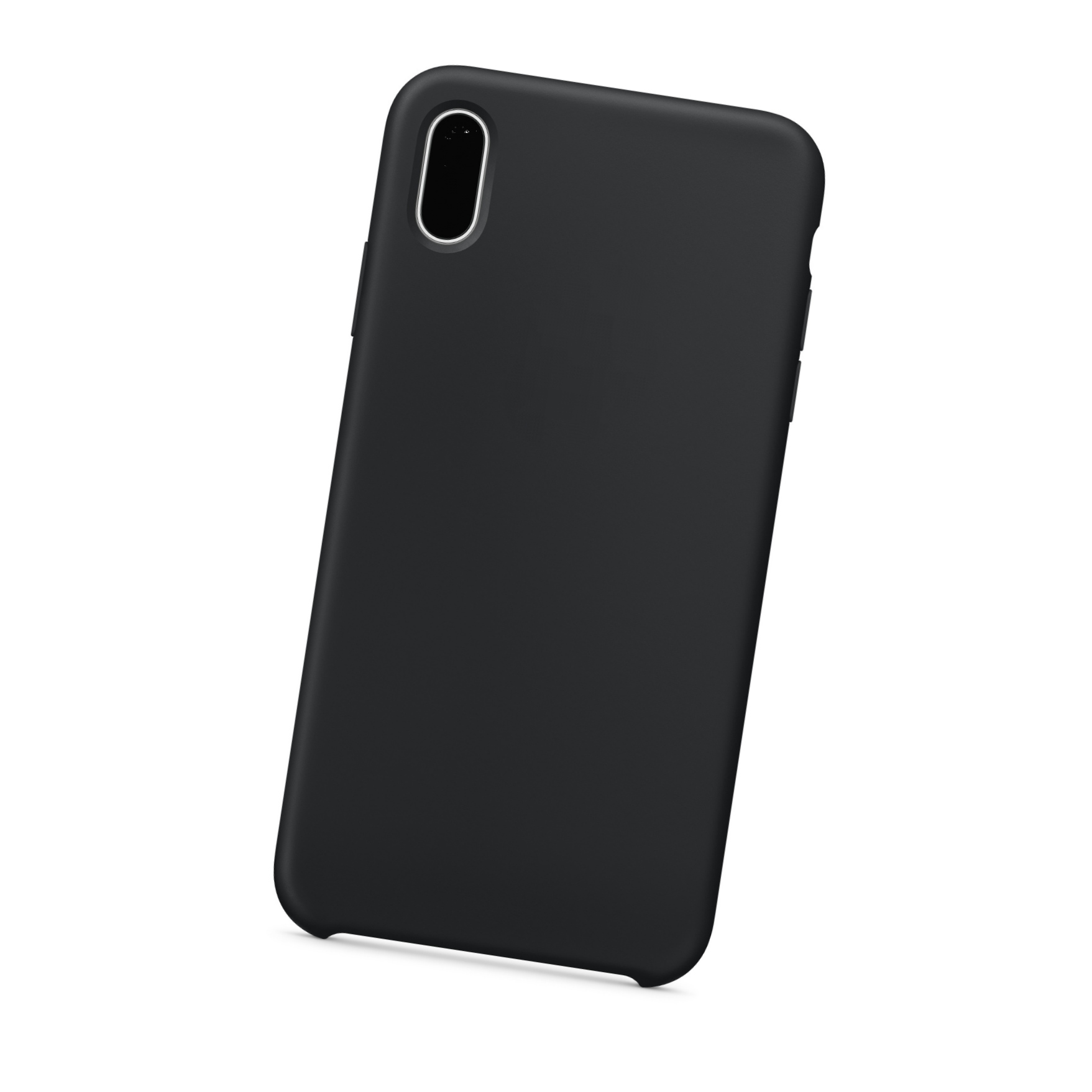 Iphone XS max Soft Silicon Cover With Internal MicroFiber Case
