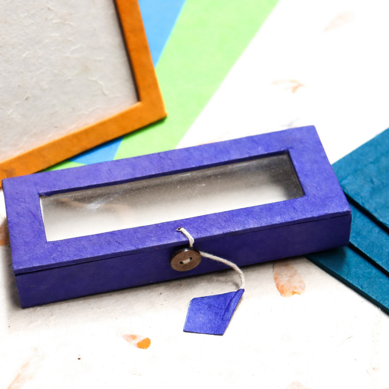 Blue Jewellery Box 15*6 Cm