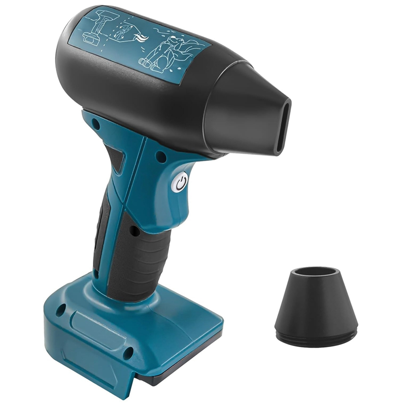 NCANRUI Mini Jet Blower Portable Violent Turbo Fan for 18V Li-Ion Battery, 4-Speed Wireless Handheld Fan