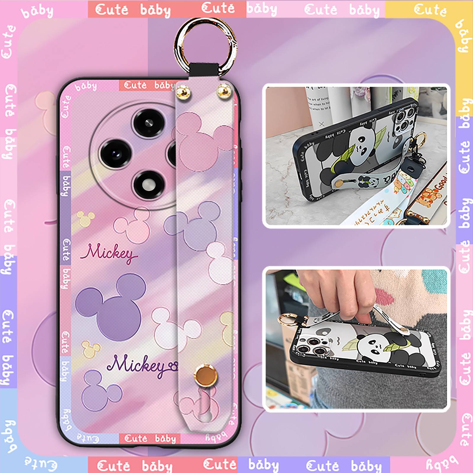 TPU Durable Phone Case For OPPO A3 Pro 5G protective Dirt-resistant Shockproof Anti-dust Soft case Cartoon Full wrap
