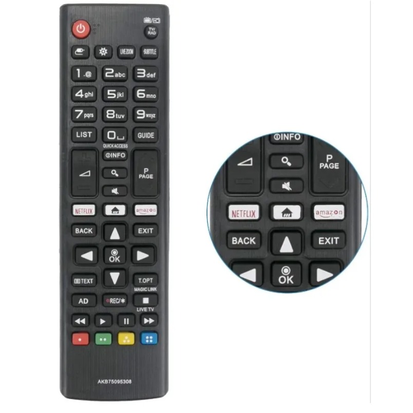 NEW High Quality Infrared Remote Cemote 433MHZ Clear button display For LG SMART TV Smart Remote Replacement Voice Remote