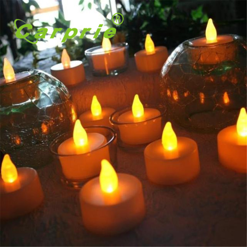 NEW 【Innovative design】Super 12pc LED Tea Light Candles Realistic Battery-Powered Flameless Candles