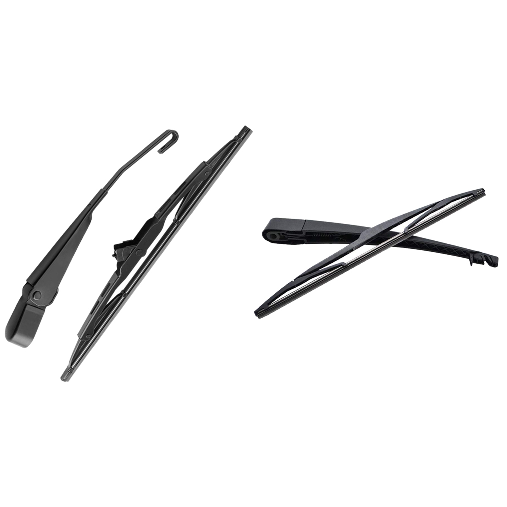 FORIDE 2 Set Car Accessories: 1 Set Rear Windshield Wiper Arm Set & 1 Set Rear Window Wiper Blade Windshield Wipers Arm