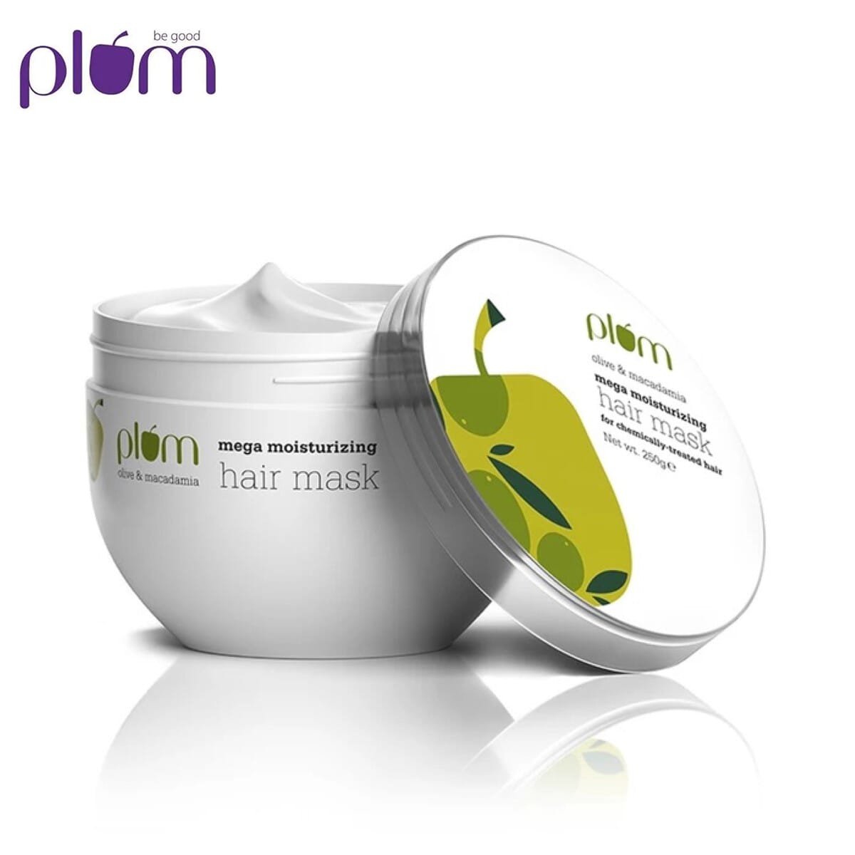 Plum Goodness Olive & Macadamia Mega Moisturizing Hair Mask-250Gm