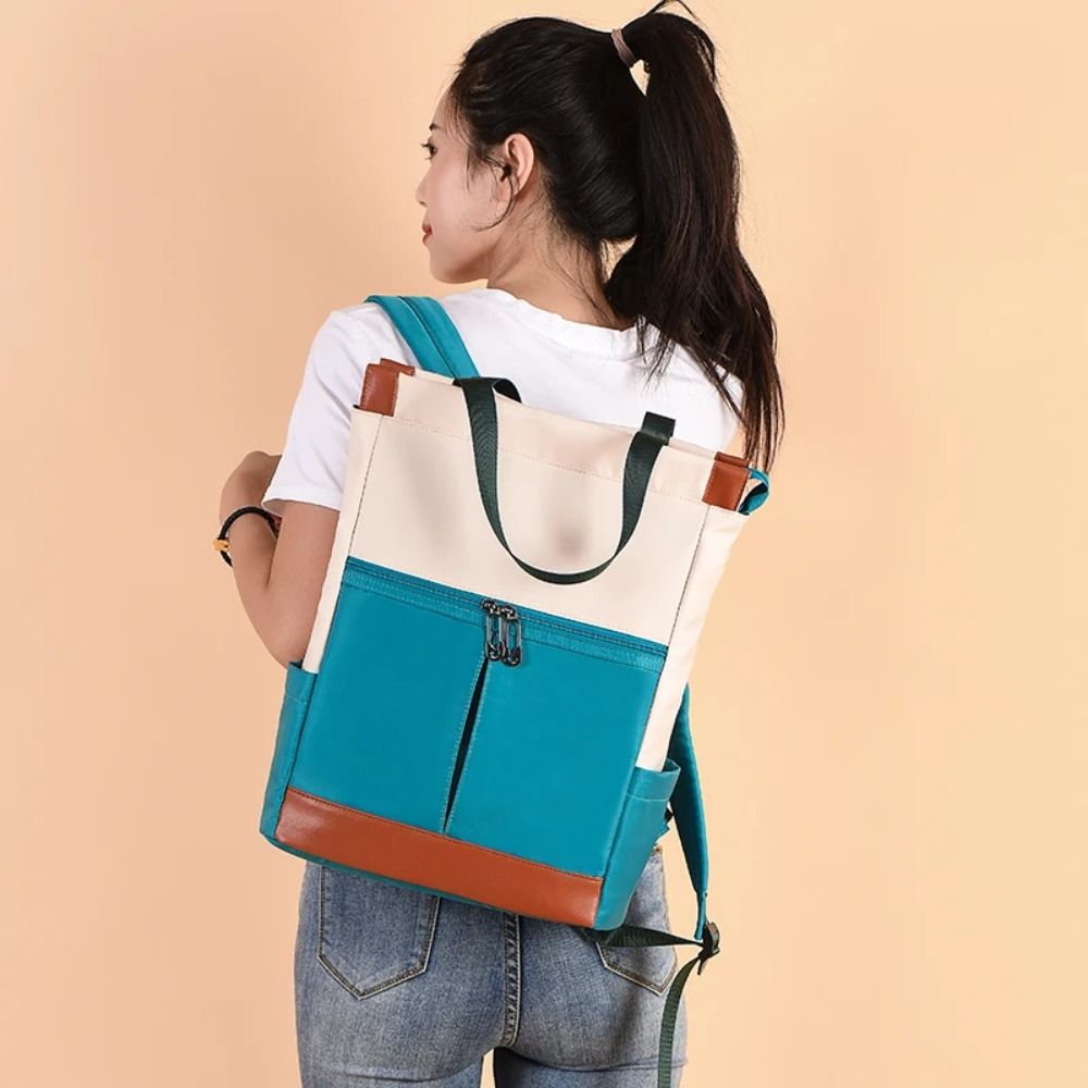 New With Multiple Compartments Shoulder Bag Oxford Large Capacity Women Backpack Lightweight Waterproof Laptop Backpack School