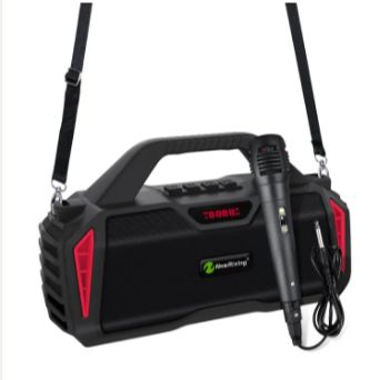 NewRiXing NR-6012M Portable Bluetooth Speaker USB Speakers Subwoofer Loudspeaker Suitable for Outdoor,Party, Travel