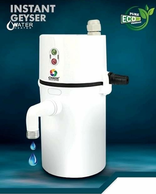 Chase Portable Instant Electric Geyser 3000 Watt With 2 Year Warranty