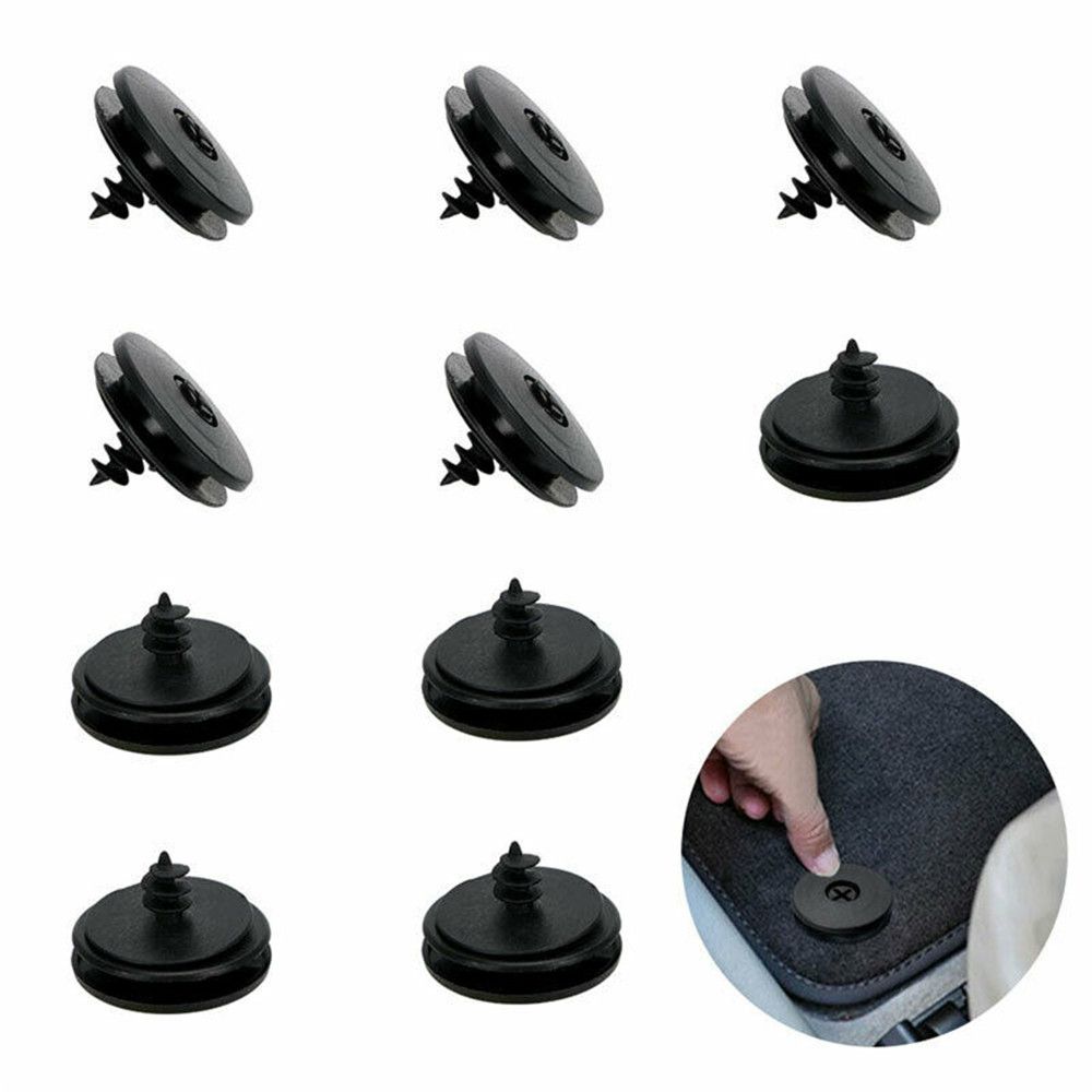 10pcs Durable Floor Mats Fixed Clamp Antiskid Pad Fastener Clips Carpet Clips Car Floor Mat Buckle