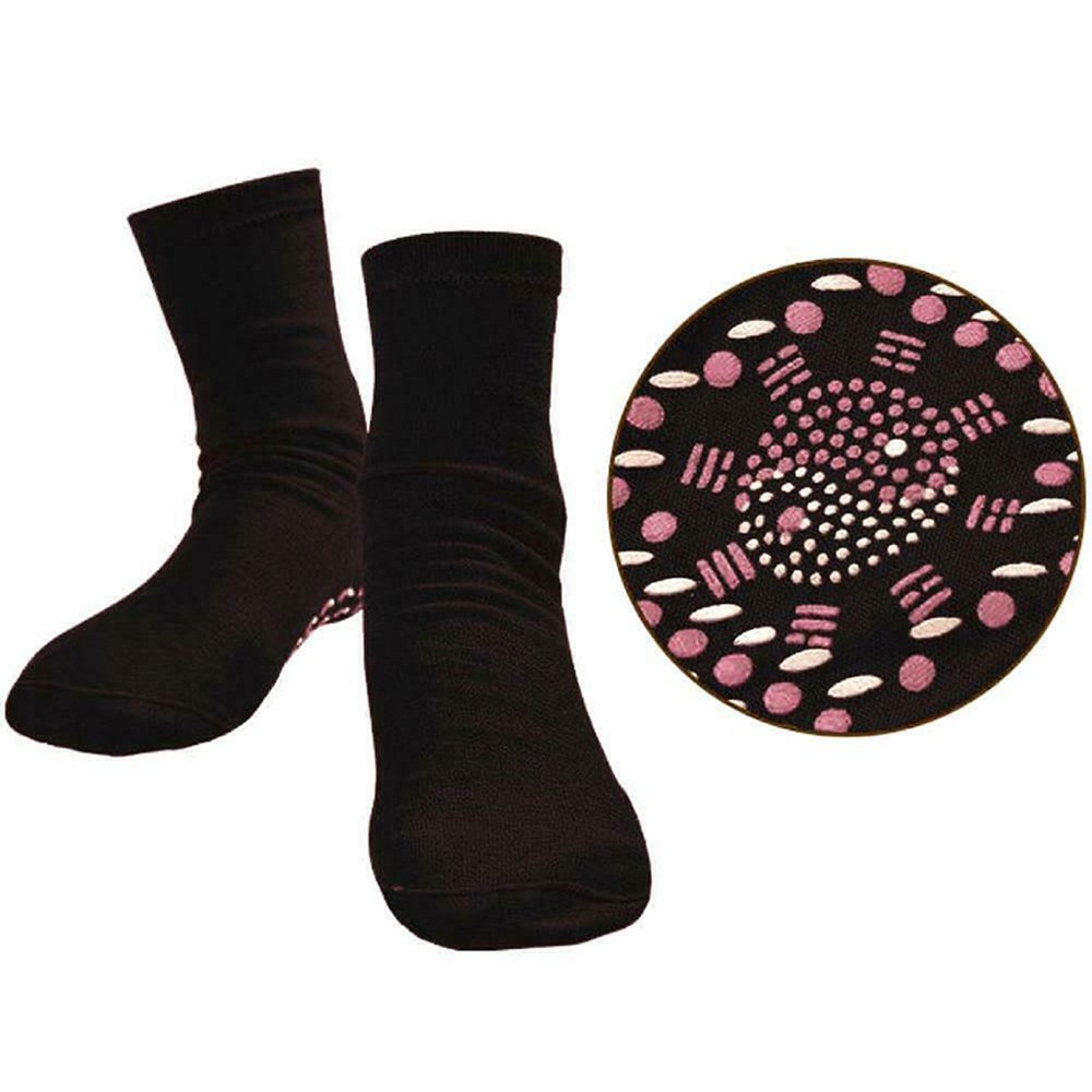 HOT 1 Pair Self-Heating Health Care Socks Tourmaline Magnetic Sock Self-Heating Therapy Magnet Socks Unisex Warm Socks Unisex Hot