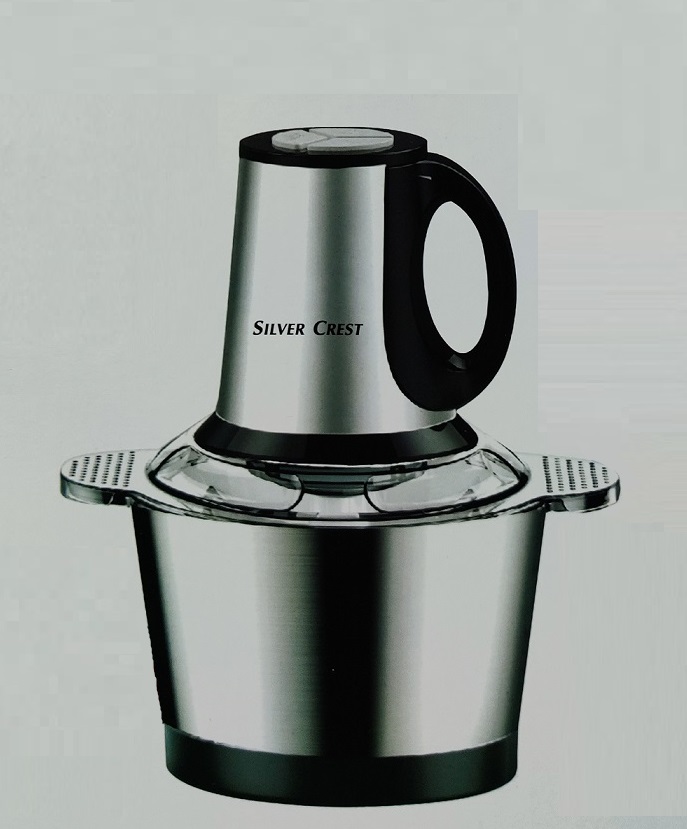 Silver Crest (S-33B) - Silver Crest Metal Body Electric Meat Grinder, 3 Litre Large Capacity, 2000 Watt