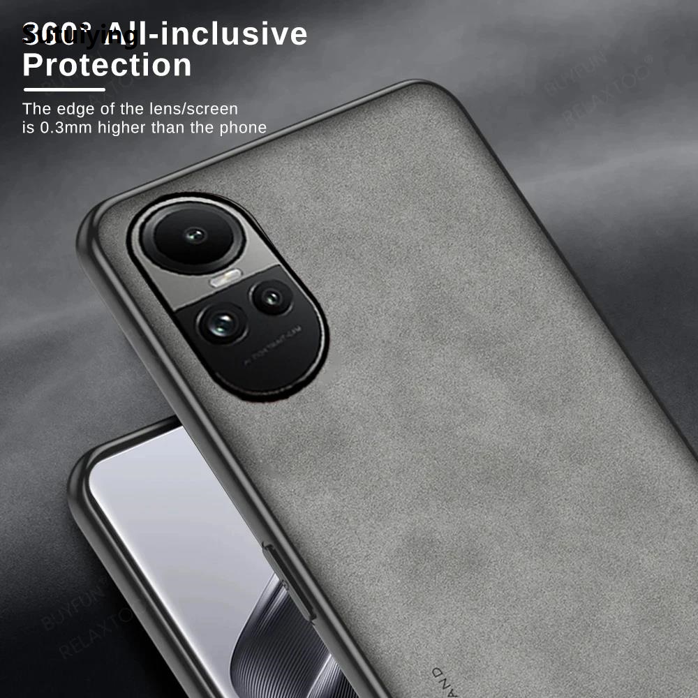 Sutuiying Luxury PU Leather Case For OPPO A91 Reno 3 4G 5G Matte Back Cover Shockproof Protection Phone Case For OPPO F15 Coque