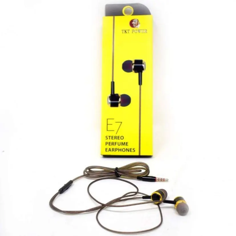 Stereo Perfume Earphone E7 With High Bass