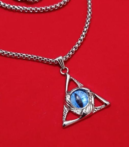Turkish Evil-Eye / Evil Eye Pendant Necklace for Men & Women Stainless Steel